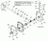 Murray 536.889253 - Craftsman 33" Dual Stage Snow Thrower (2004) (Sears) Listas de piezas de repuesto y dibujos Gear Case