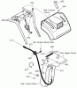 Murray 536.889253 - Craftsman 33" Dual Stage Snow Thrower (2004) (Sears) Pièces détachées Remote Chute Control