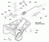 Murray 620301x4C - 20" Single Stage Snow Thrower (2000) Listas de piezas de repuesto y dibujos Chute Rod Assembly