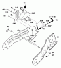 Murray 621450x4NC - 21" Single Stage Snow Thrower (2004) Listas de piezas de repuesto y dibujos Frame Components Assembly