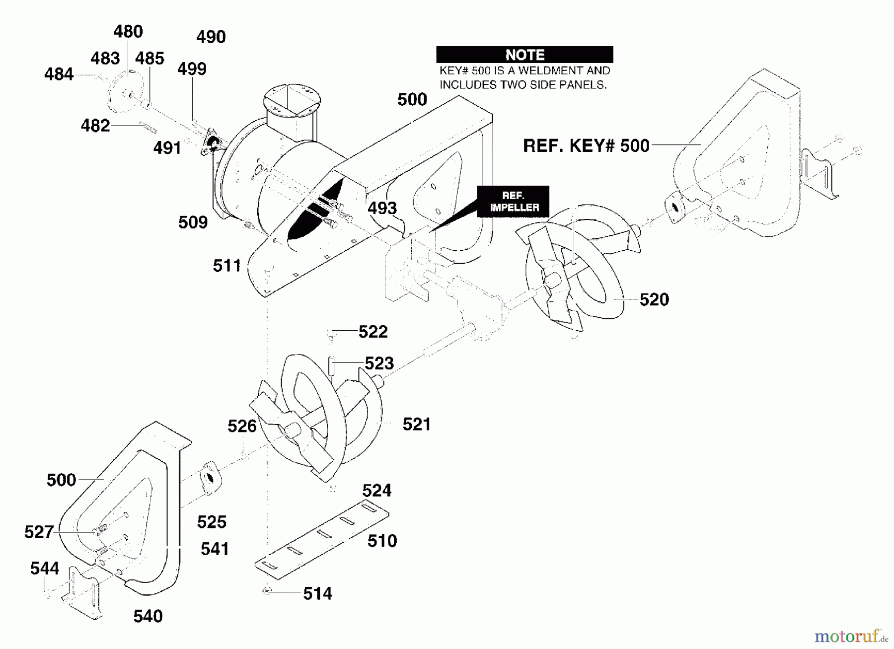  Murray Schneefräsen 624804x79B - B&S/Murray 24
