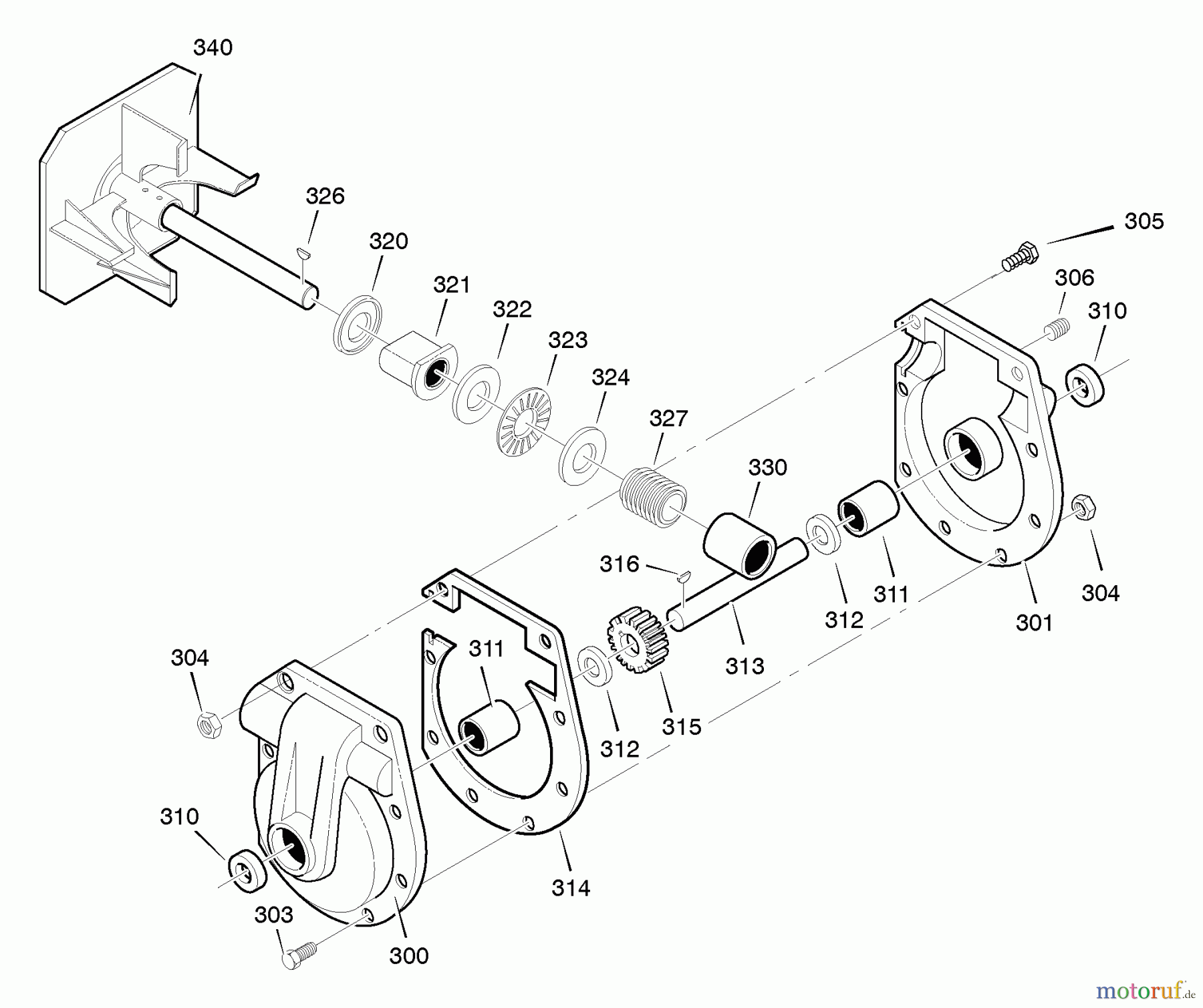  Murray Schneefräsen 624858x31A - Scotts 24
