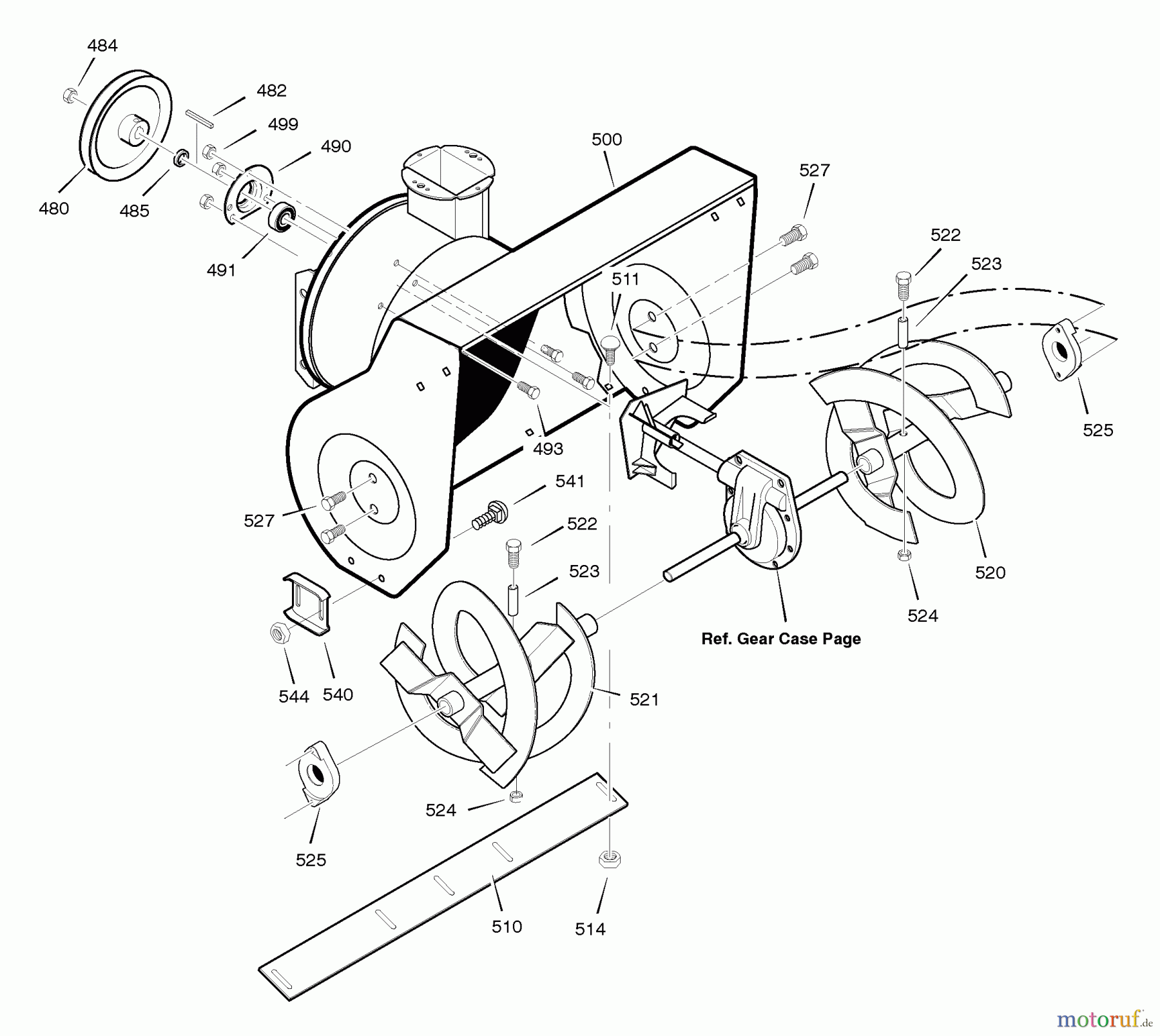  Murray Schneefräsen 627107x31A - Scotts 27