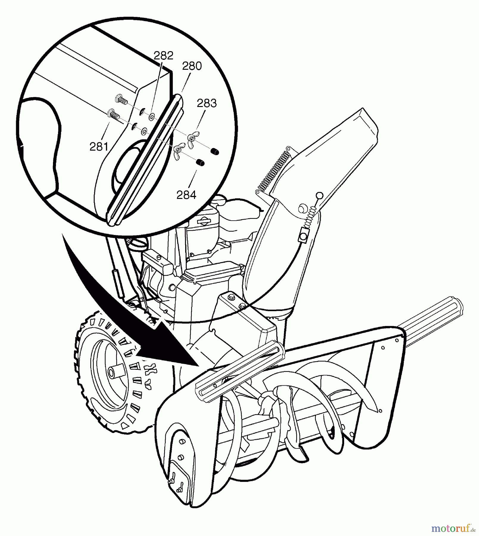 Murray Schneefräsen 6271100x83 (1695374) - B&S/Murray 27