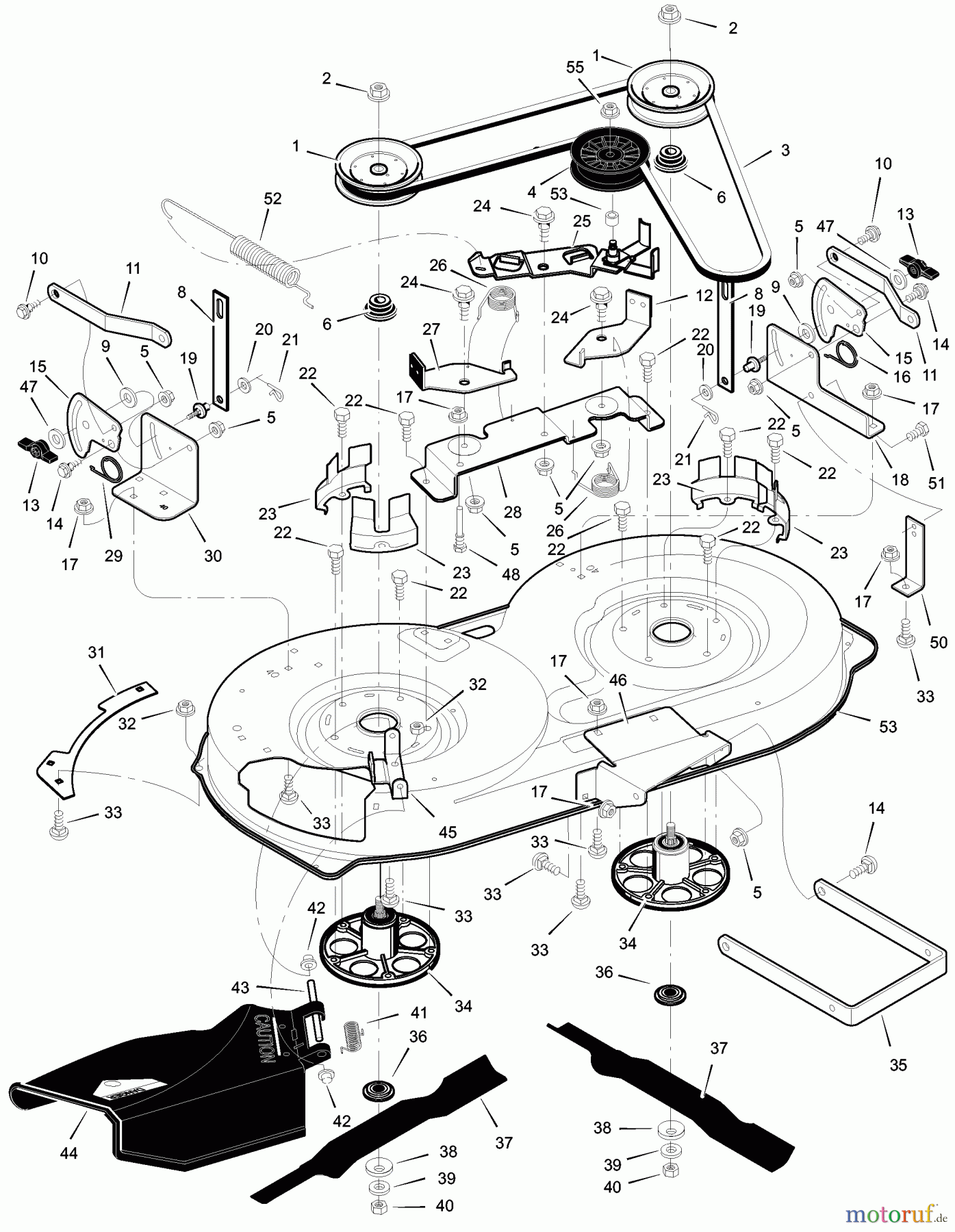  Murray Rasen- und Gartentraktoren 405030x48A - B&S/Murray 40