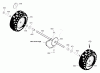 Murray 627850x0B - B&S/ 27" Dual Stage Snow Thrower (2004) (Northern Tool) Pièces détachées Wheels