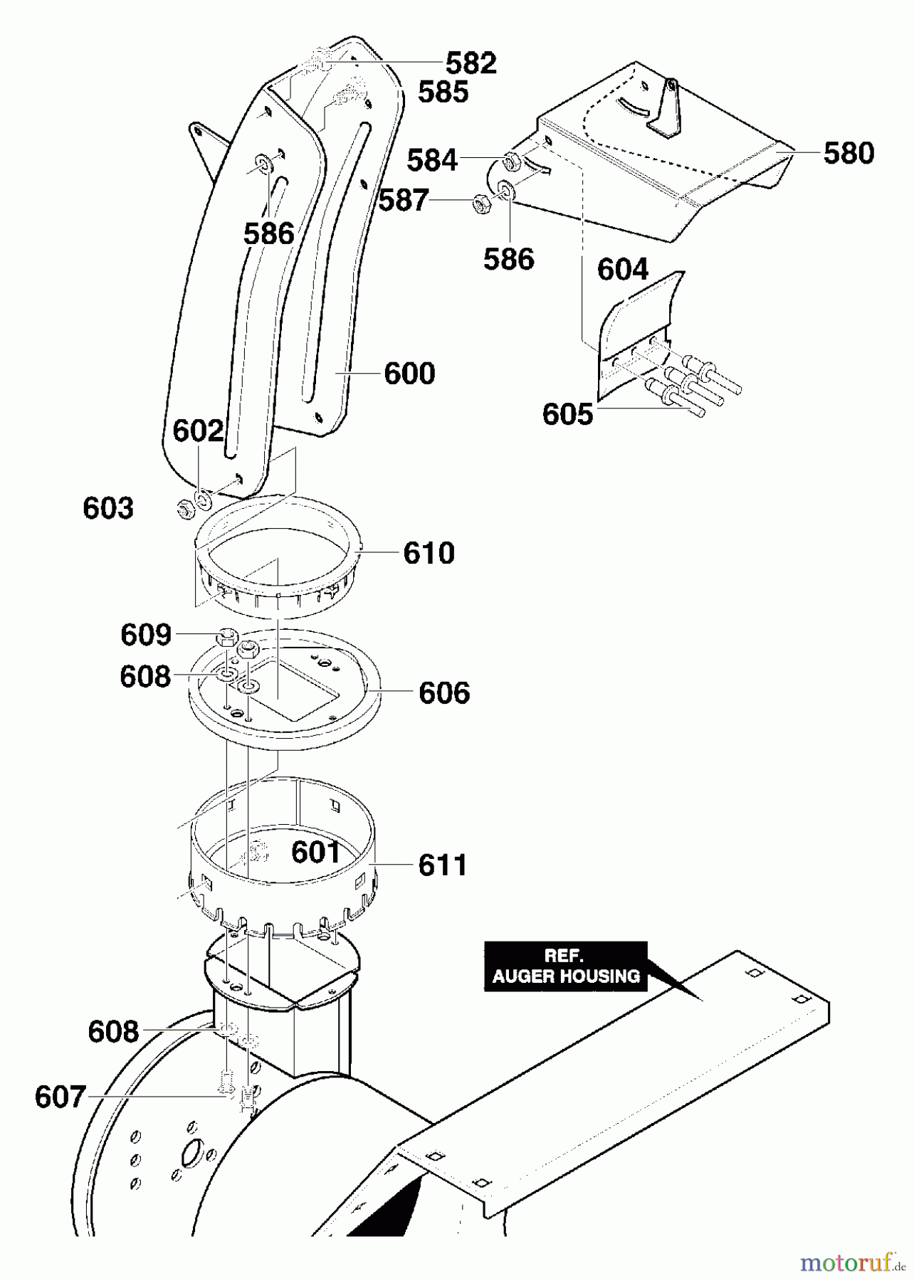  Murray Schneefräsen 631124x31A - Scotts 31