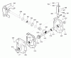 Murray 633128x43B - Yard King 33" Dual Stage Snow Thrower (2004) Listas de piezas de repuesto y dibujos Gear Case