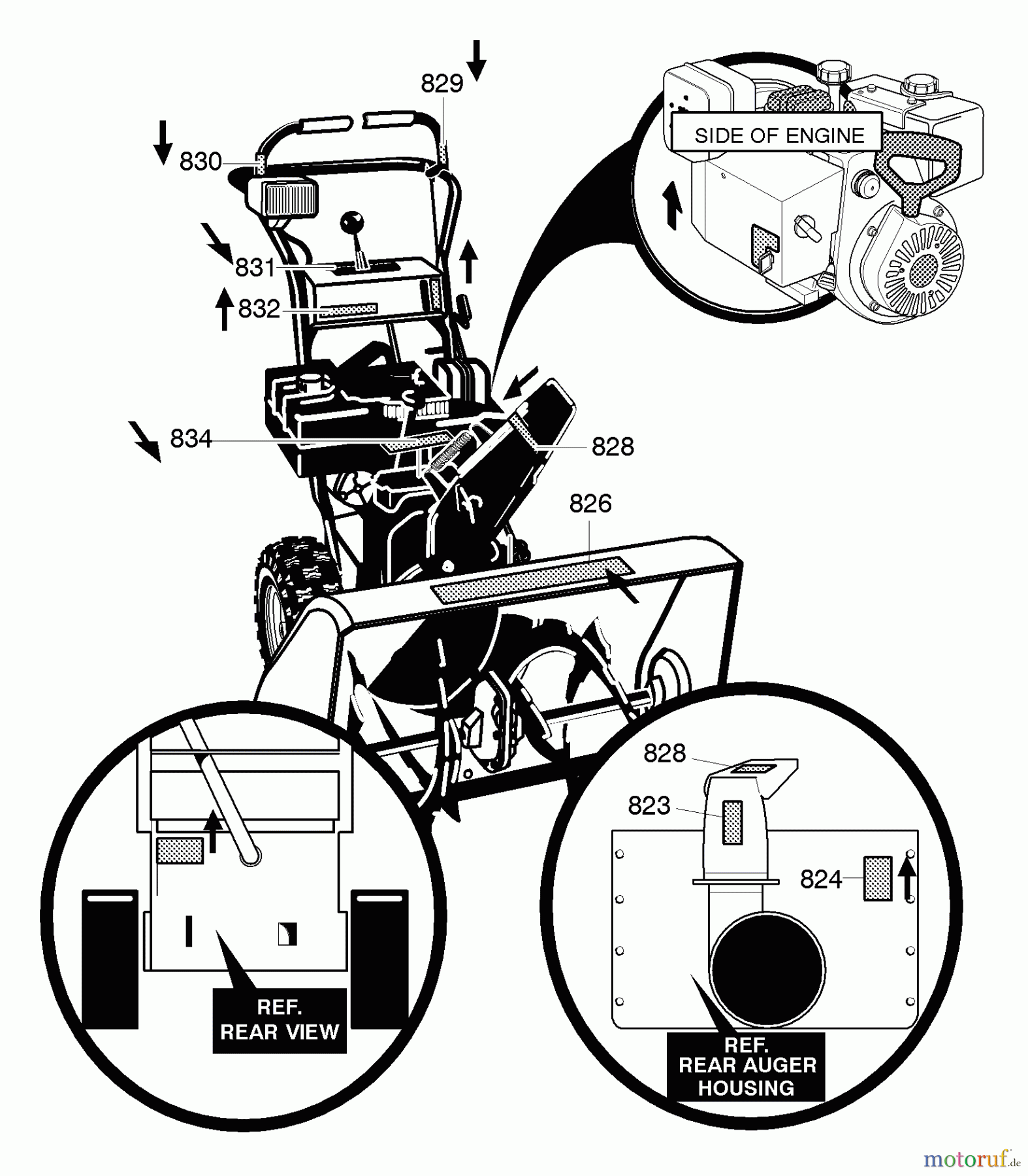  Murray Schneefräsen C950-52420-0 - Craftsman 27