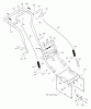 Murray C950-52429-1 - Craftsman 24" Dual Stage Snow Thrower (2005) (Sears) Ersatzteile Handle Assembly