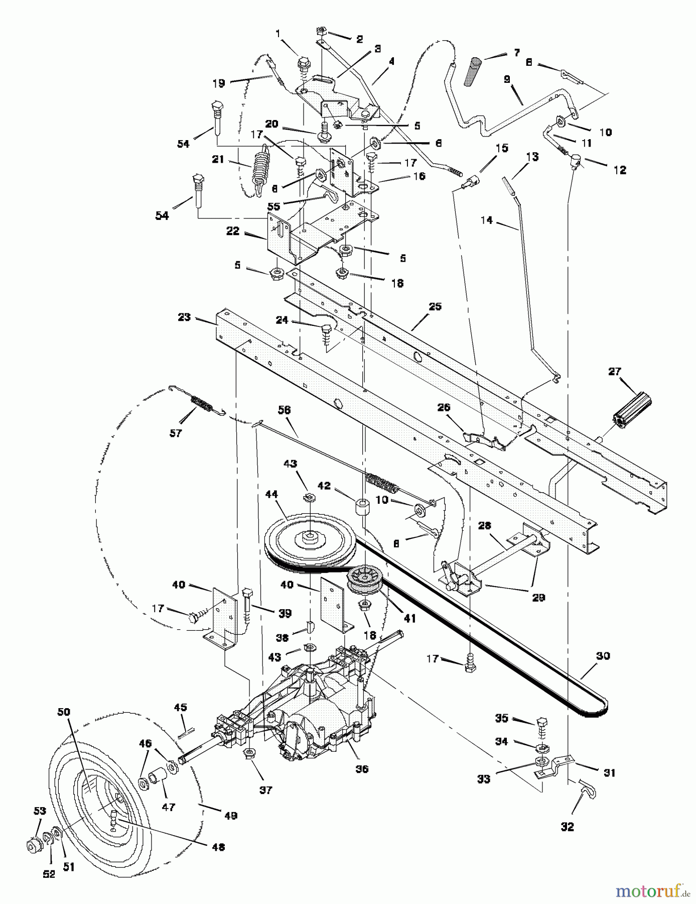  Murray Rasen- und Gartentraktoren 40541A - Murray 40