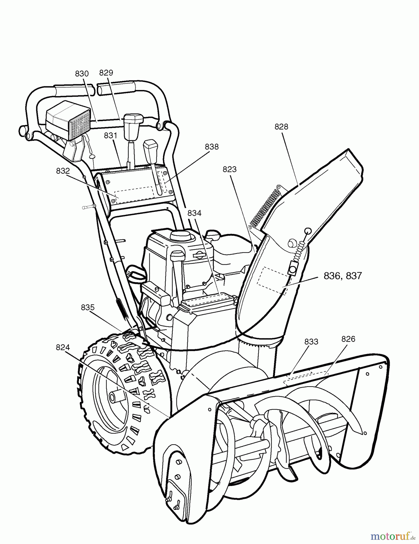  Murray Schneefräsen C950-52726-0 (1695436) - Craftsman 30