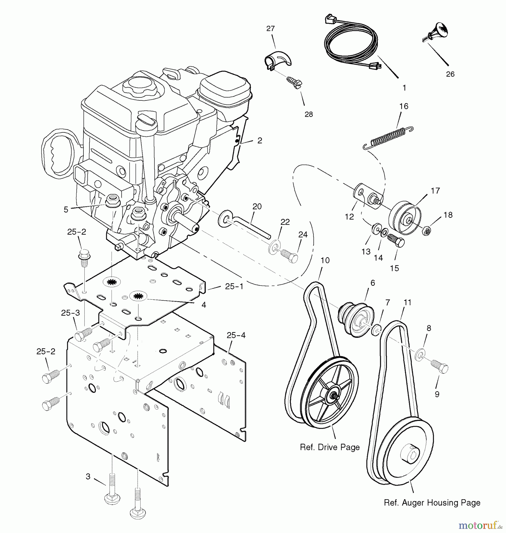 Murray Schneefräsen C950-52730-0 (1695383) - Craftsman 27