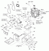 Murray C950-52946-1 (1695739) - Craftsman 24" Dual Stage Snow Thrower (2010) (Sears) Listas de piezas de repuesto y dibujos Engine & Frame Group (2988682)