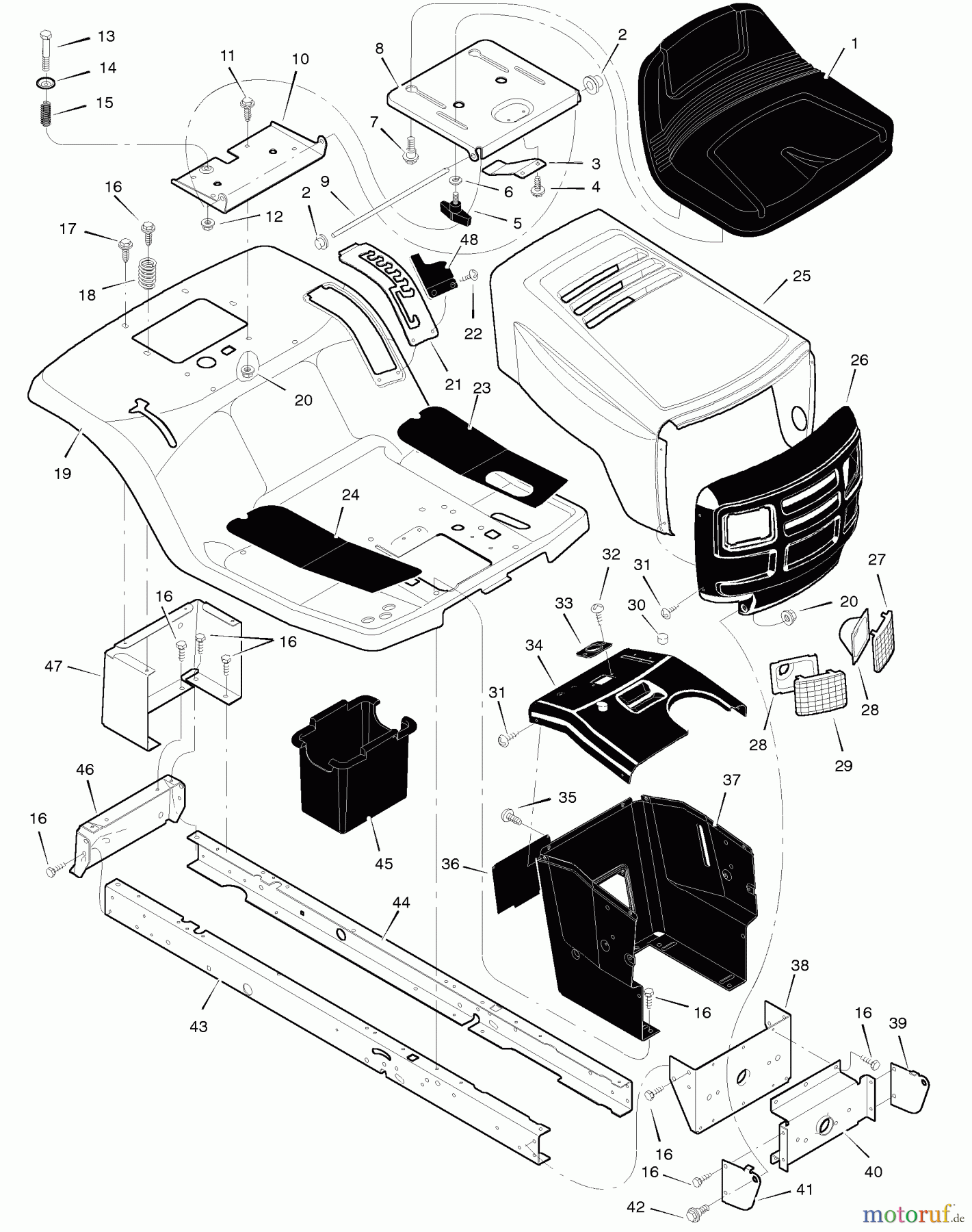 Murray Rasen- und Gartentraktoren 40541x99A - B&S/Murray 40