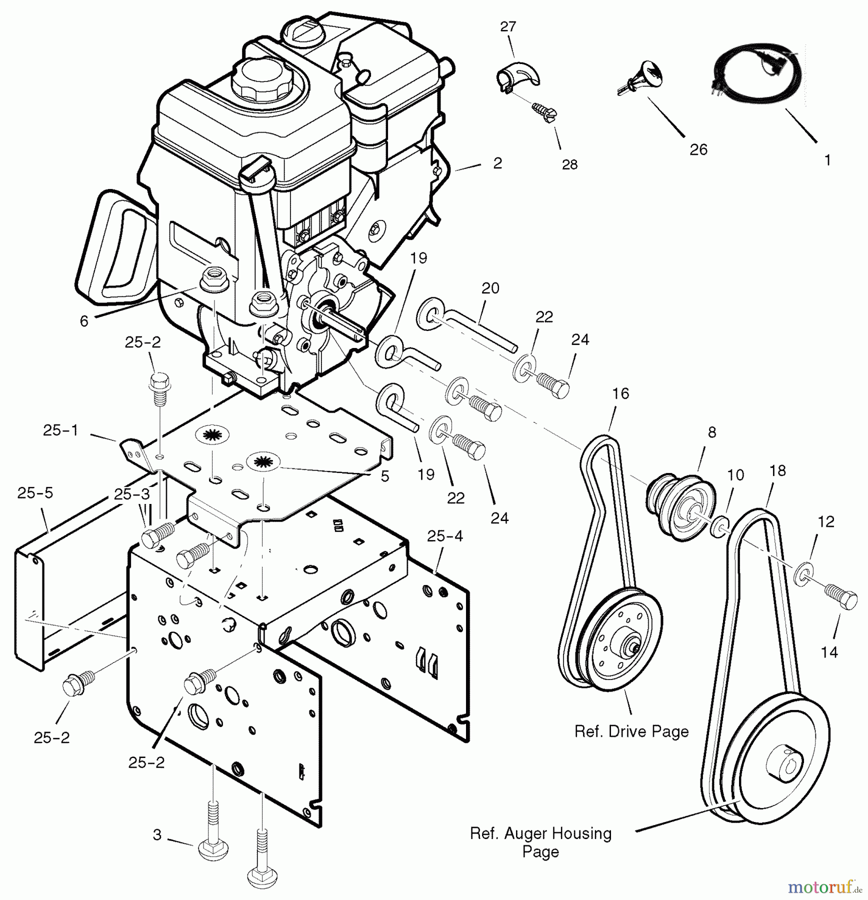  Murray Schneefräsen ST1332 (632130x16D) - Frontier 32