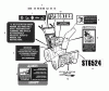 Murray ST6524 (624650x16B) - Frontier 24" Dual Stage Snow Thrower (2007) Ersatzteile Decals
