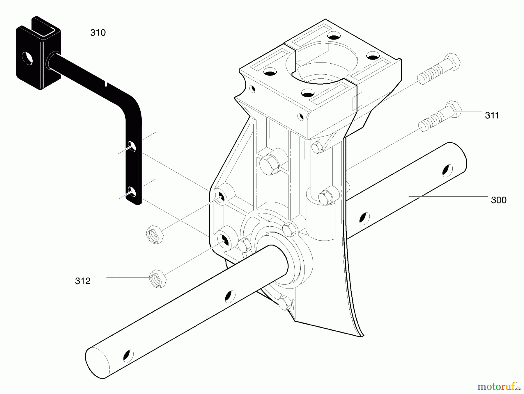  Murray Motorhacken und Kultivierer 11052x92NA - B&S/Murray Cultivator (2003) (Walmart) Transmission Assembly