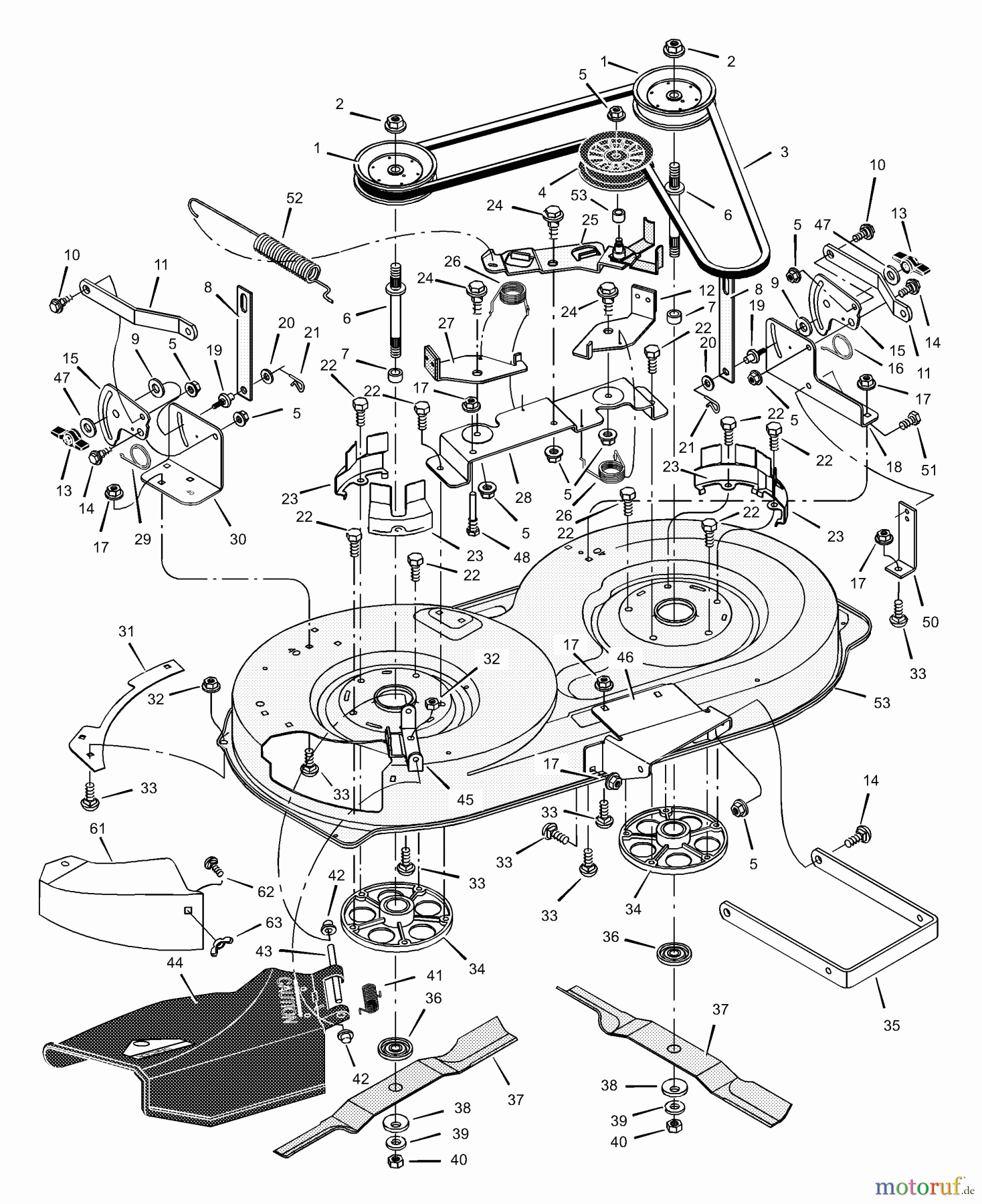  Murray Rasen- und Gartentraktoren 405618x81A - Yard King 40