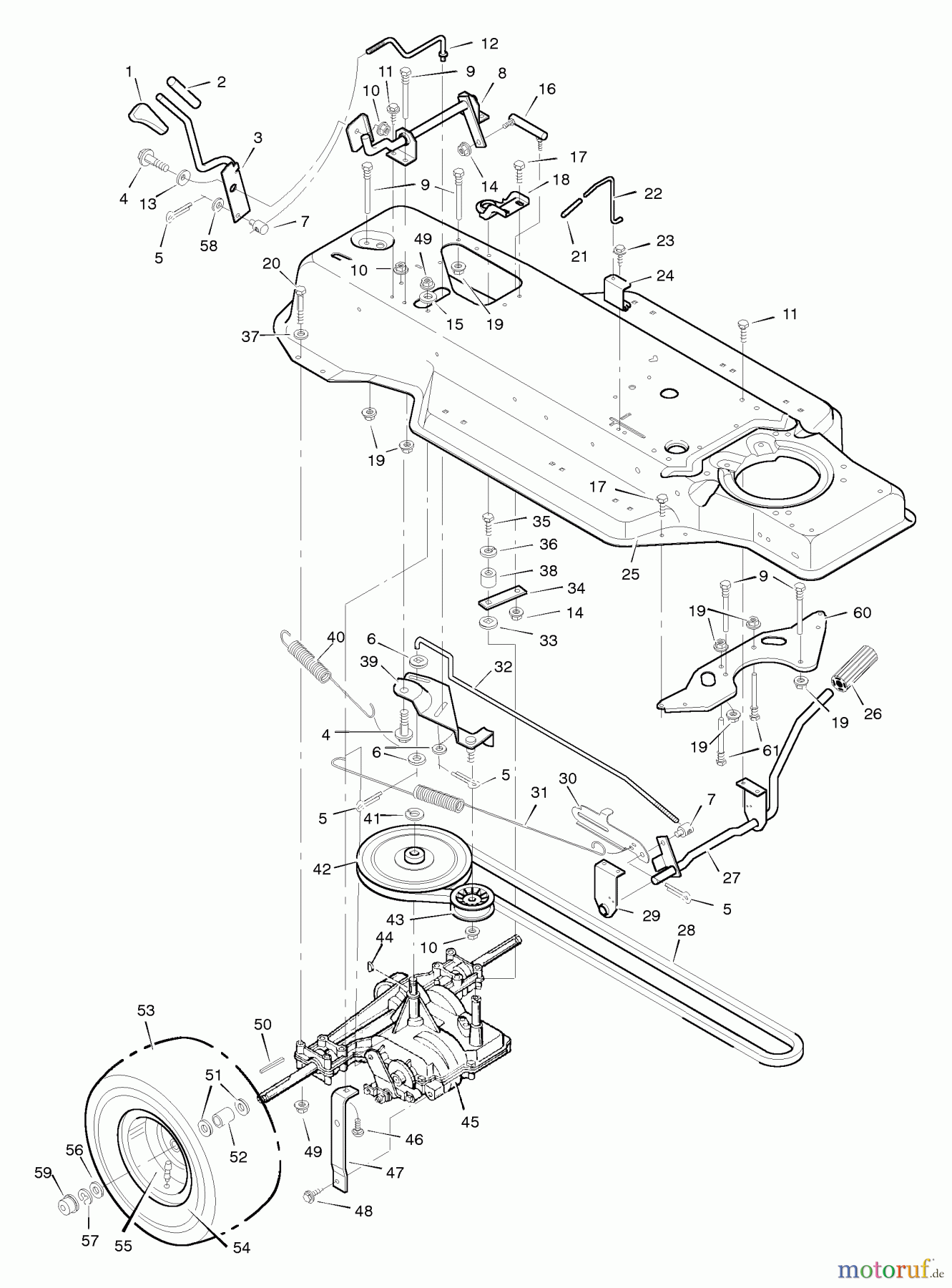  Murray Rasen- und Gartentraktoren 40708x92A - B&S/Murray 40