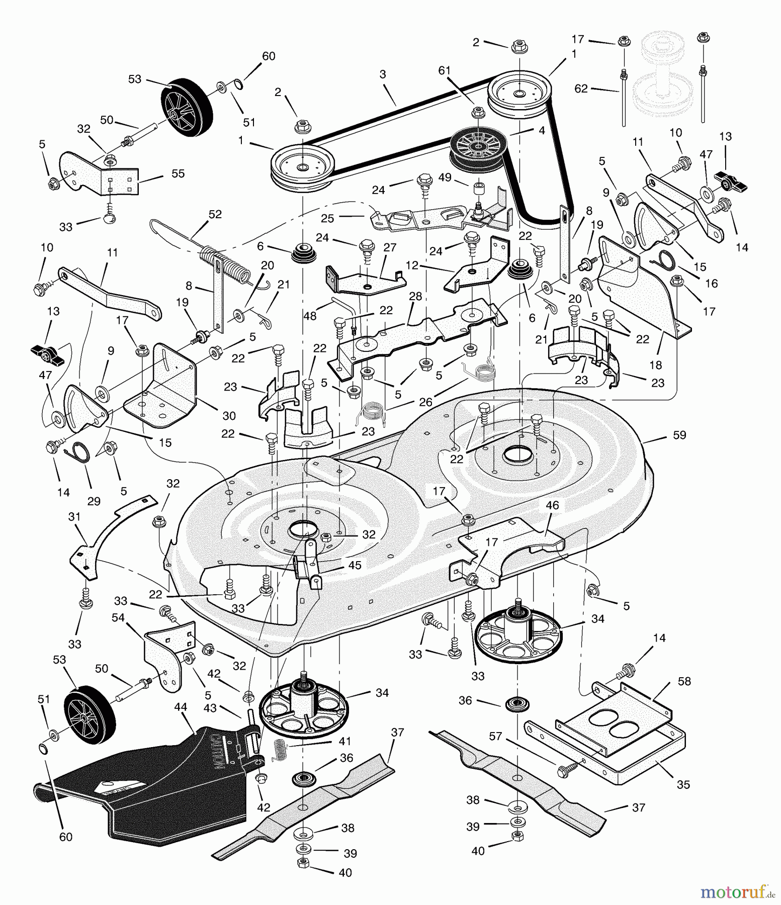  Murray Rasen- und Gartentraktoren 425001x8B - Scotts 42
