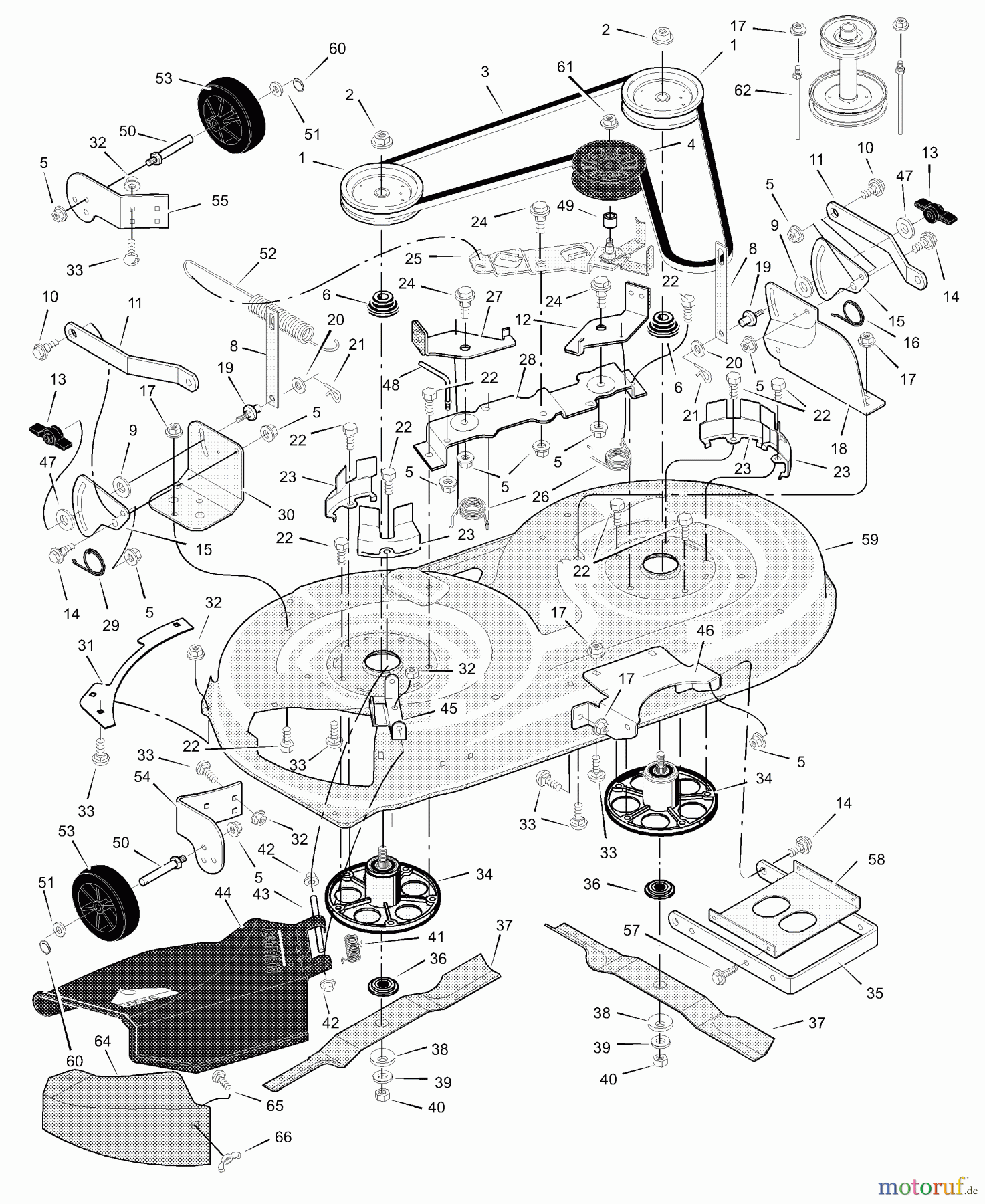  Murray Rasen- und Gartentraktoren 425613x8A - Scotts 42