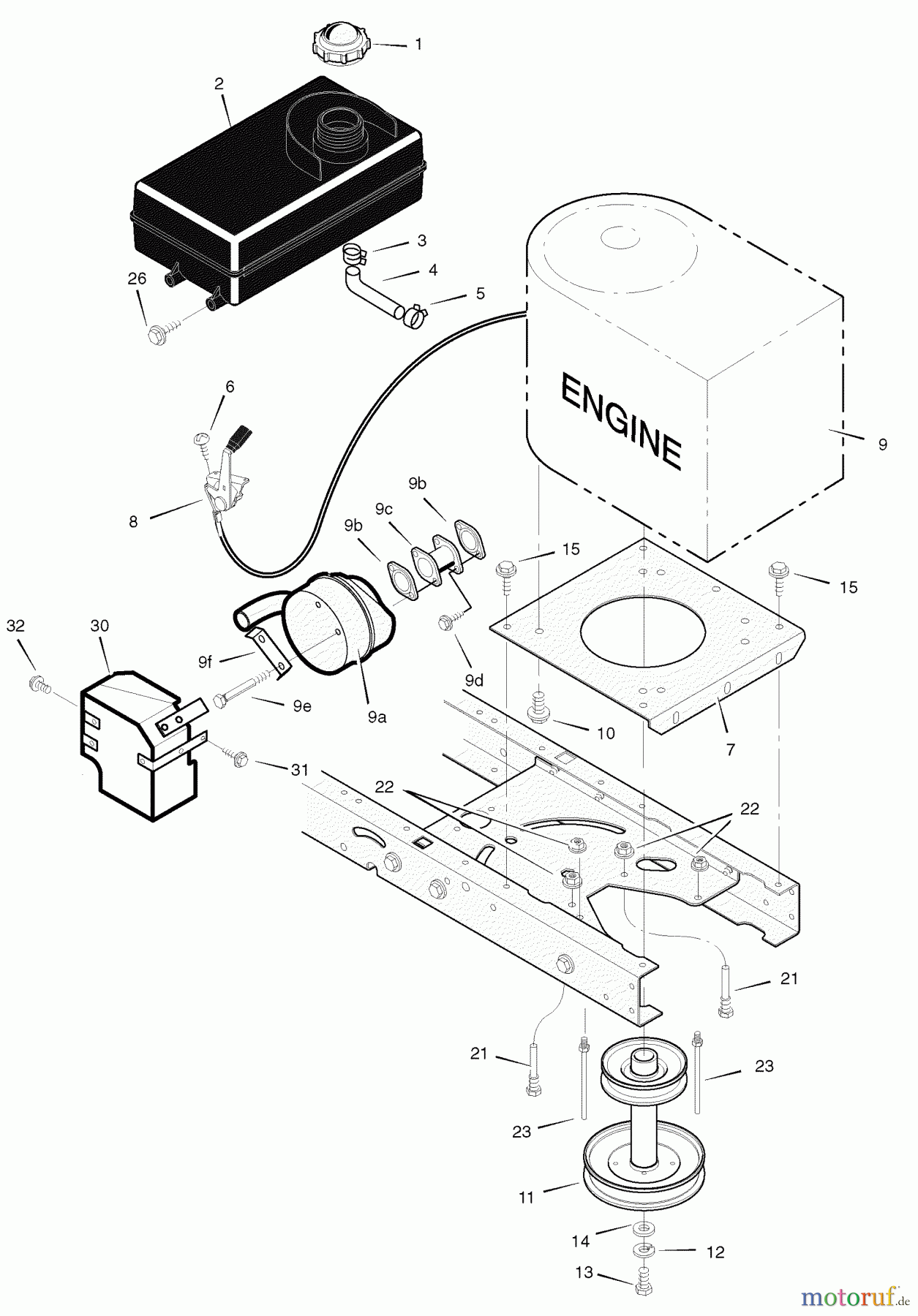  Murray Rasen- und Gartentraktoren 425618x48B - B&S/Murray 42