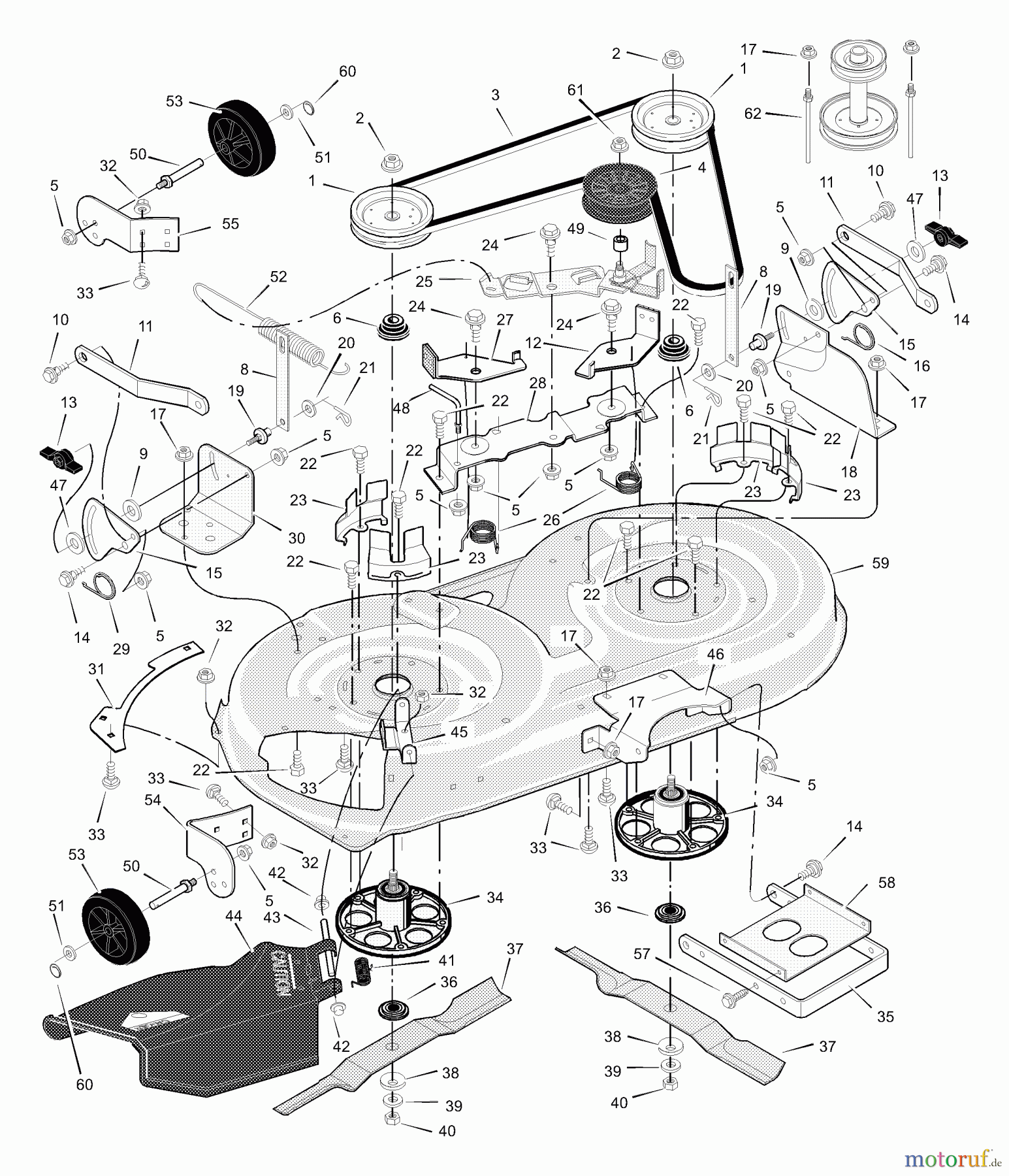  Murray Rasen- und Gartentraktoren 425619x24A - B&S/Murray 42