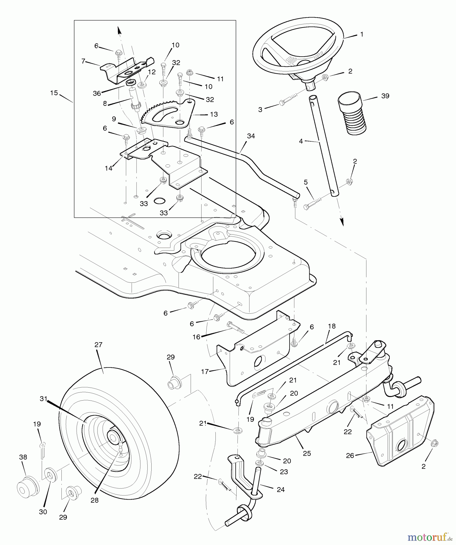  Murray Rasen- und Gartentraktoren 42916x8B - Scotts 42