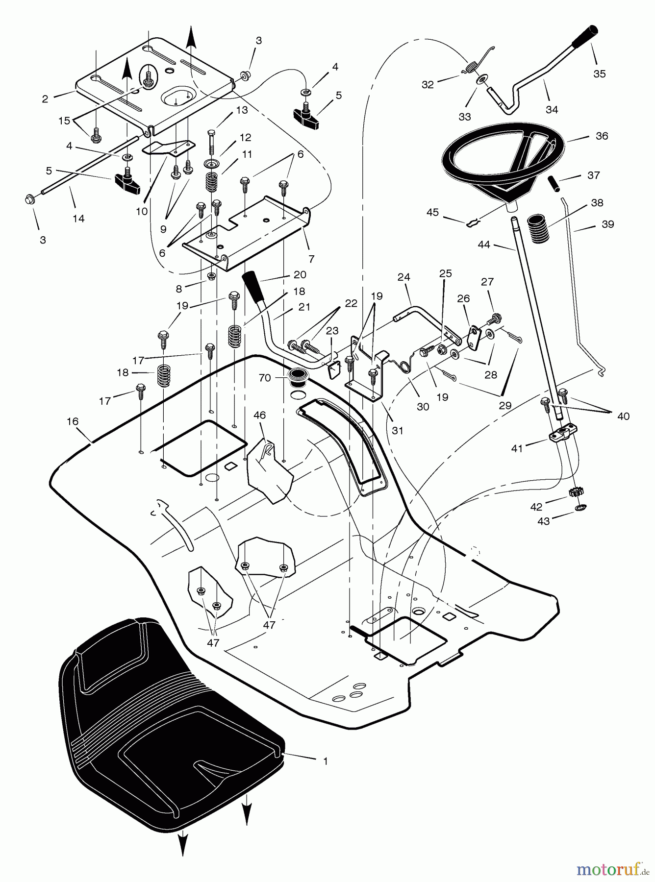 Murray Rasen- und Gartentraktoren 461008x92A - B&S/Murray 46