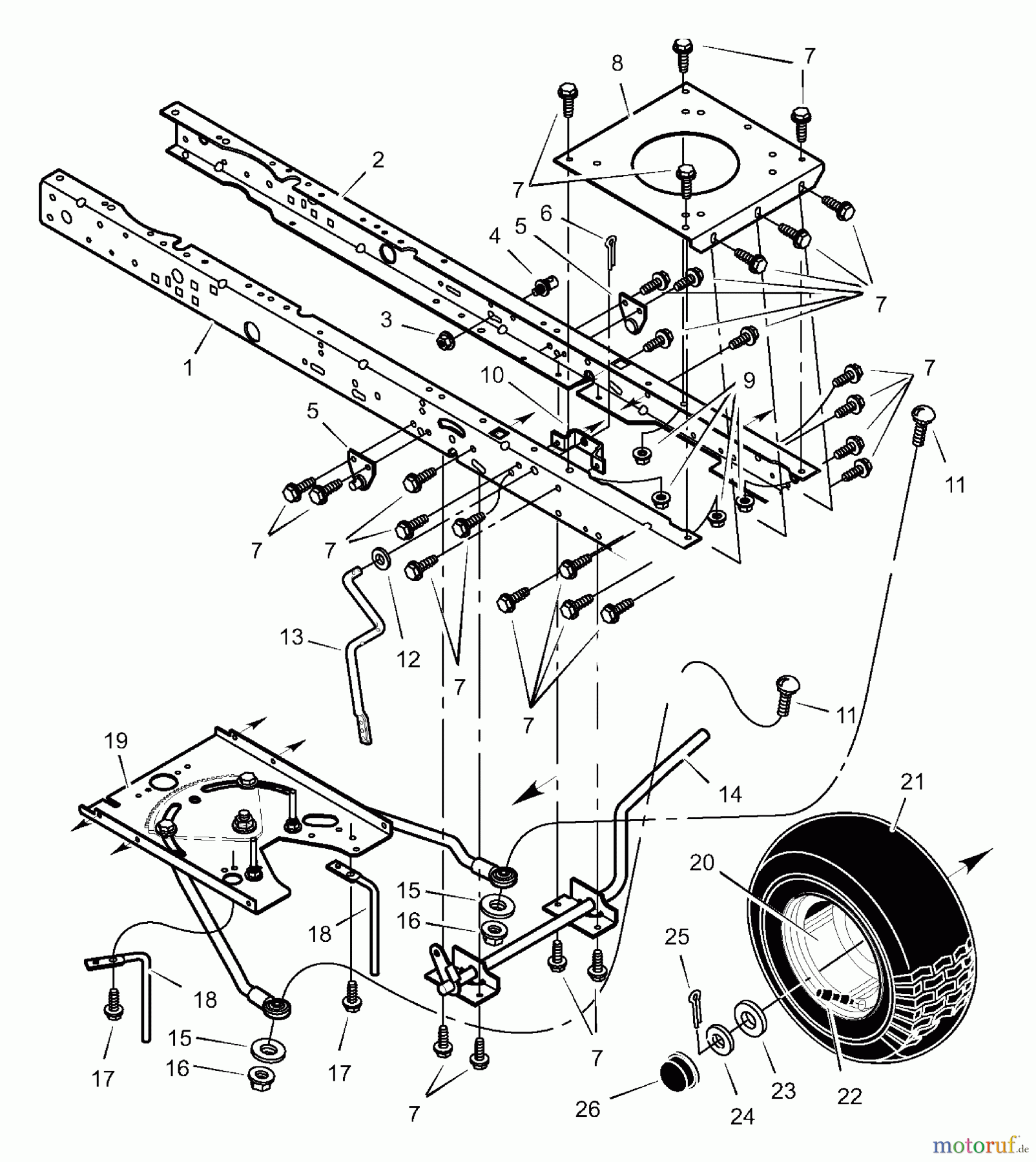  Murray Rasen- und Gartentraktoren 46102x6A - Murray Ultra 46