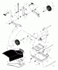 Murray 46103A - 46" Garden Tractor (1999) Ersatzteile Mower Housing Suspension