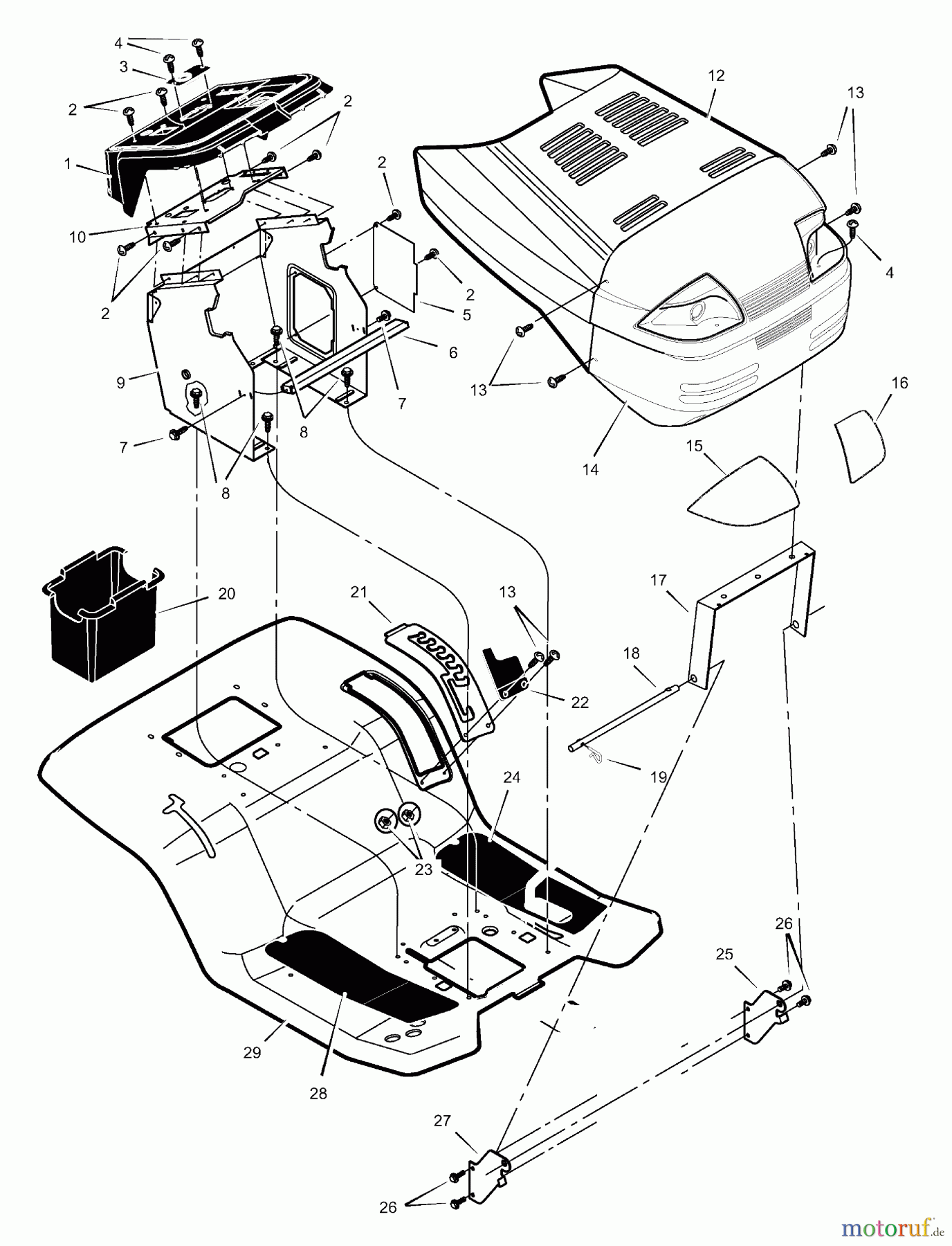  Murray Rasen- und Gartentraktoren 46104x8A - Scotts 46