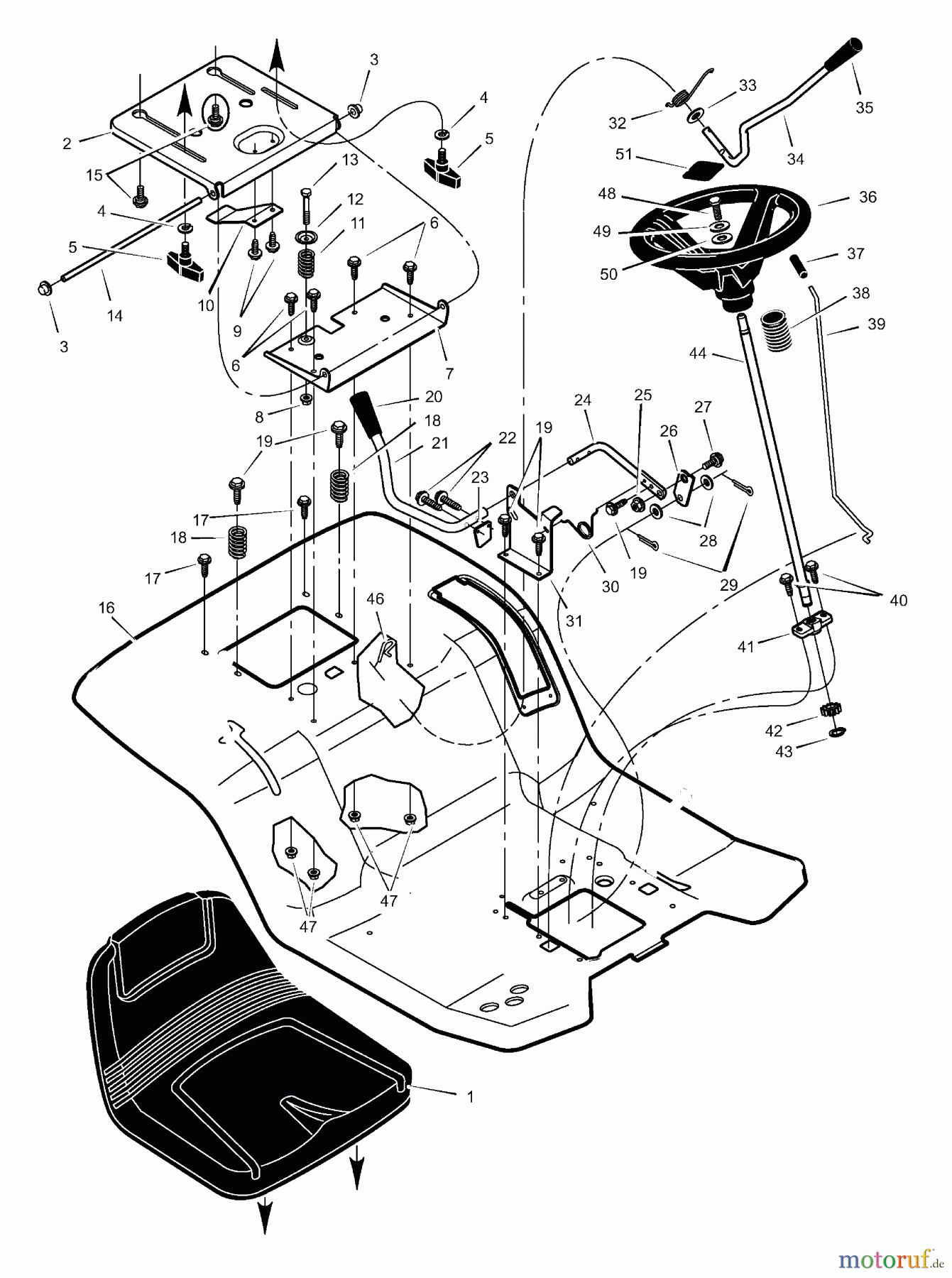  Murray Rasen- und Gartentraktoren 46104x8A - Scotts 46
