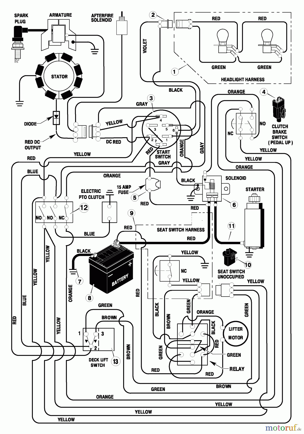  Murray Rasen- und Gartentraktoren 461603x48A - B&S/Murray 46