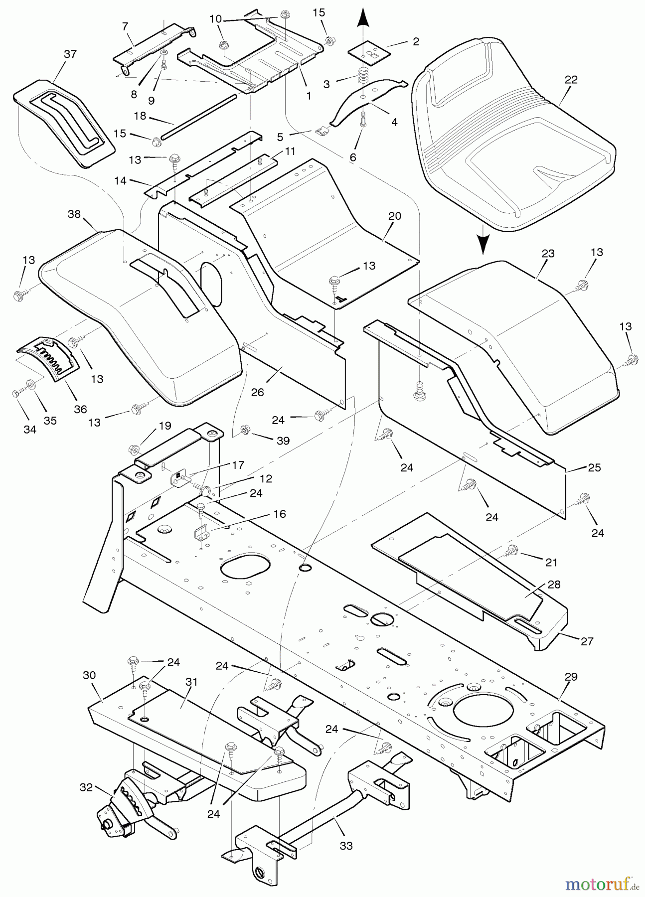  Murray Rasen- und Gartentraktoren 46377x8A - Scotts 46