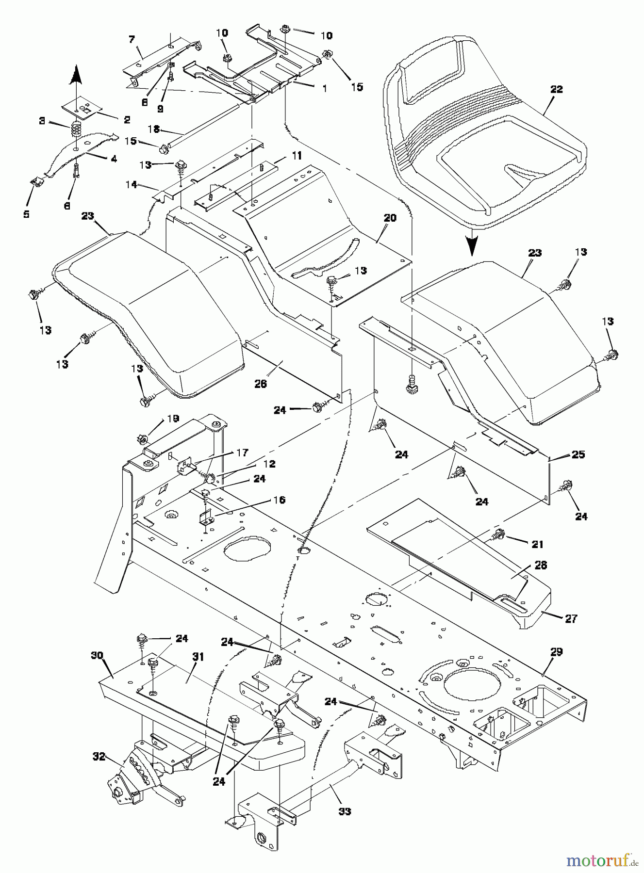  Murray Rasen- und Gartentraktoren 46379A - Murray 46