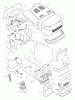Murray 46404x21A - B&S/ 46" Garden Tractor (1996) (Noma Performance) Ersatzteile Hood & Engine Mount