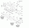 Murray 1695969 - 42" Single Stage Snowthrower Attachment Ersatzteile Body & Rotor Group (989465)
