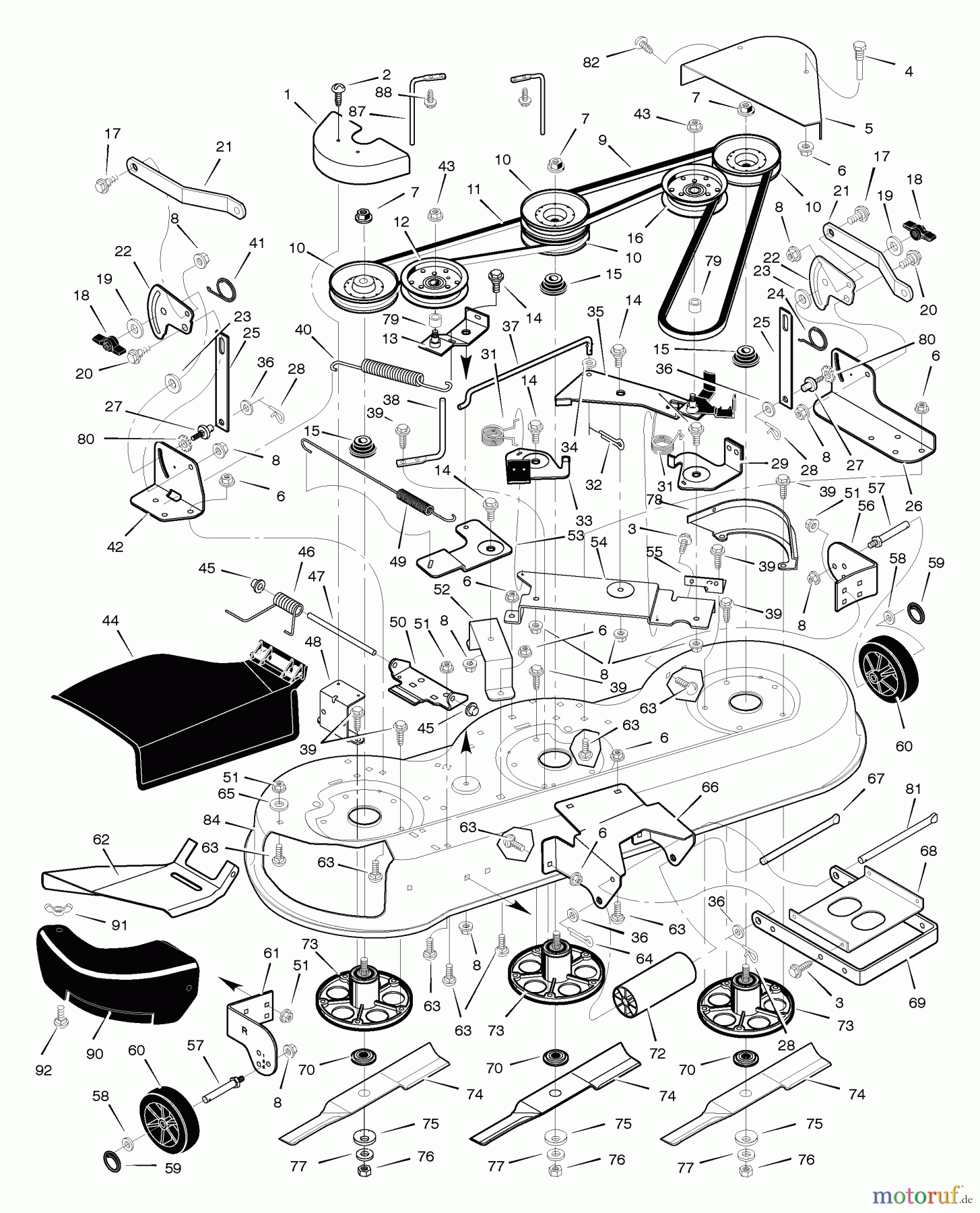  Murray Rasen- und Gartentraktoren 465306x8B - Scotts 46