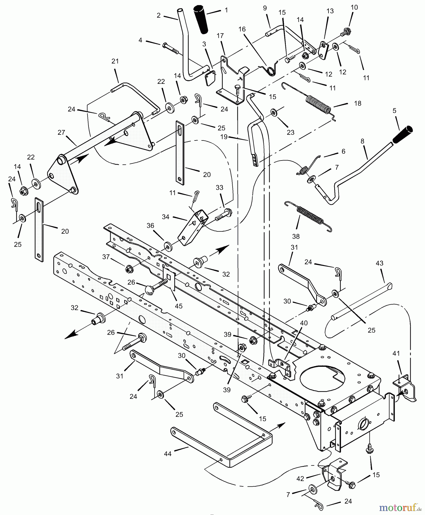  Murray Rasen- und Gartentraktoren 465602x31B - Scotts 46
