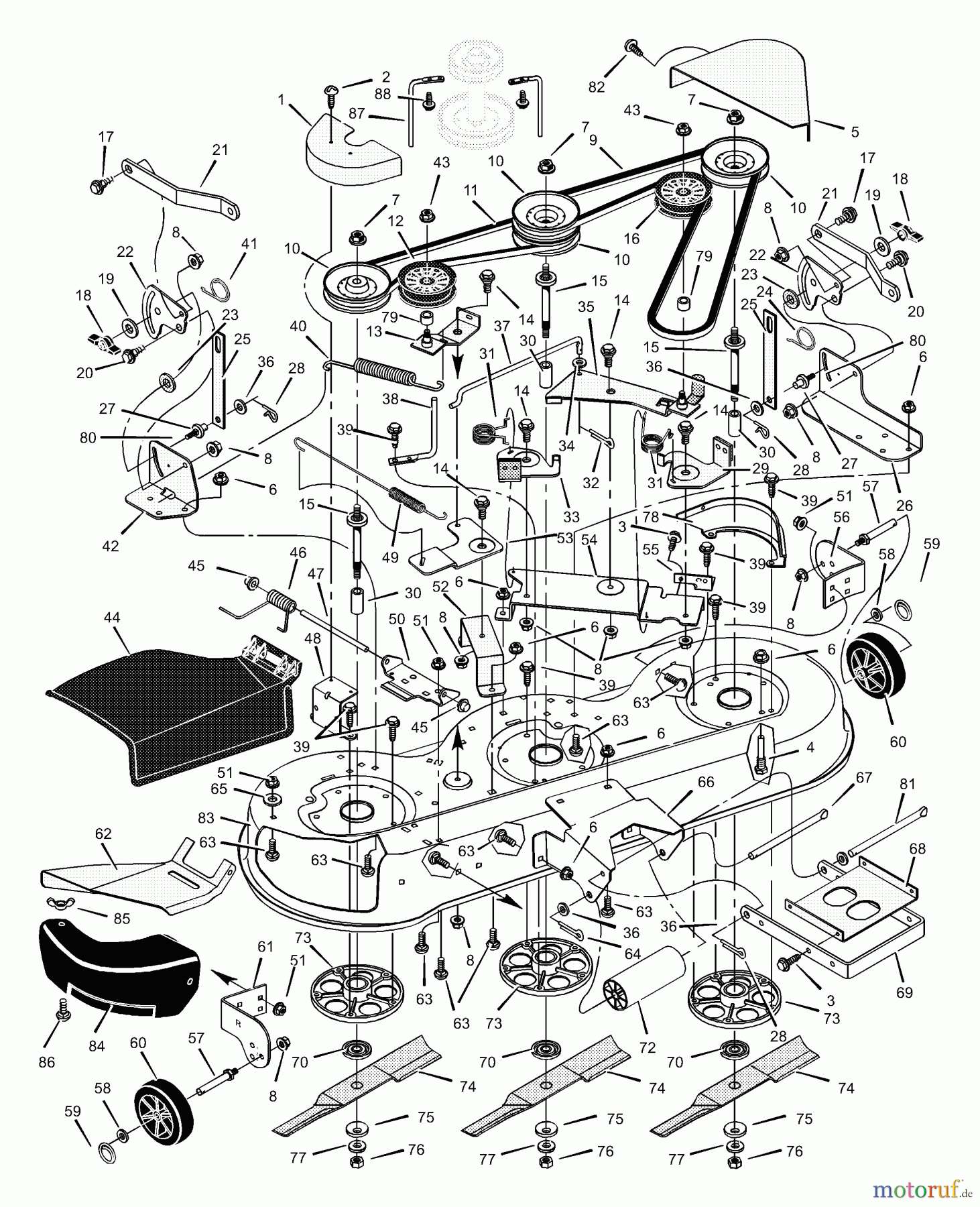  Murray Rasen- und Gartentraktoren 465602x8A - Scotts 46