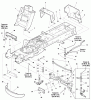 Murray 107.250060 (2691087-00) - Craftsman CTX9500, 52" Lawn Tractor Ersatzteile Frame Group - Manual Steering (2986747)