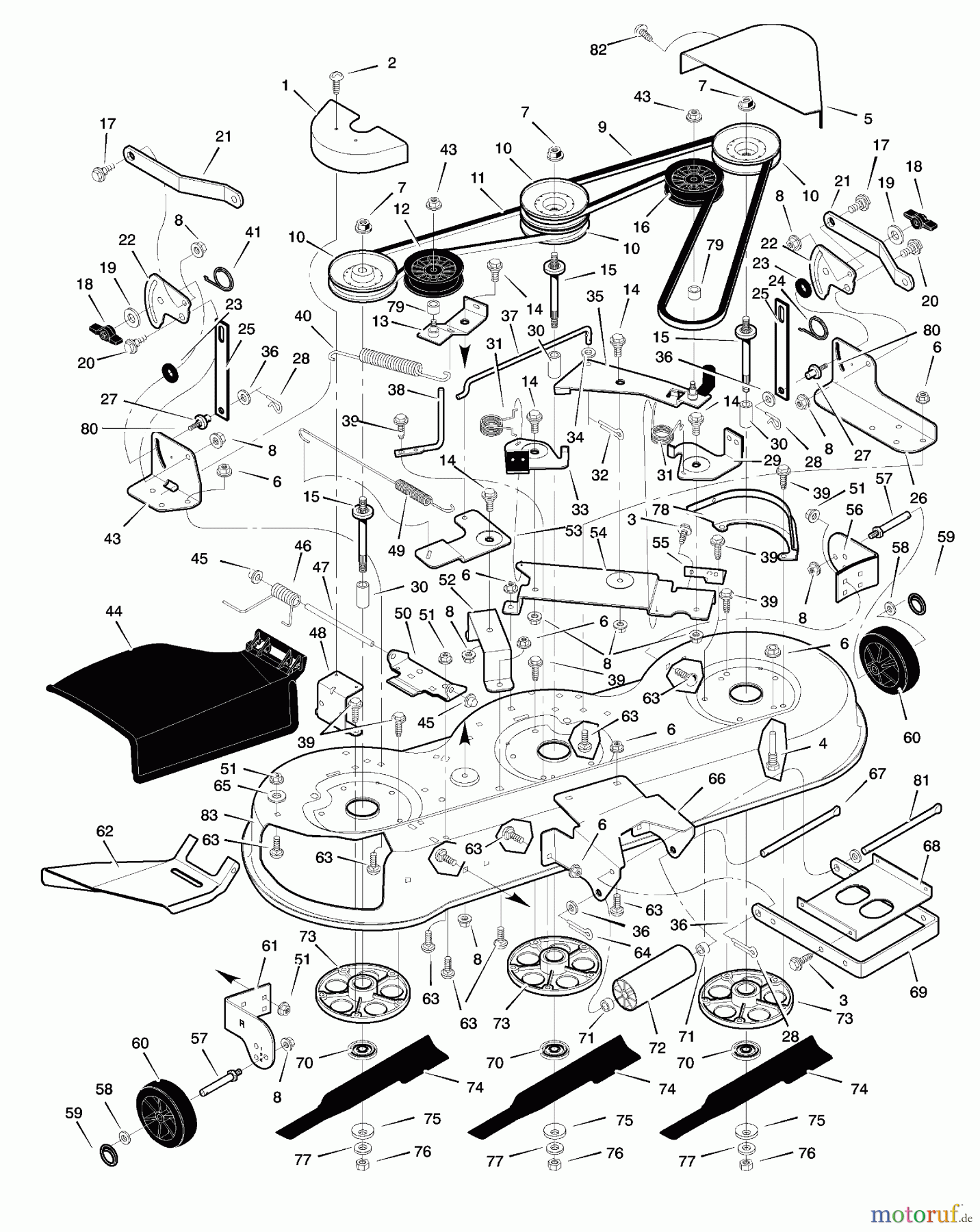  Murray Rasen- und Gartentraktoren 46576x92B - B&S/Murray 46