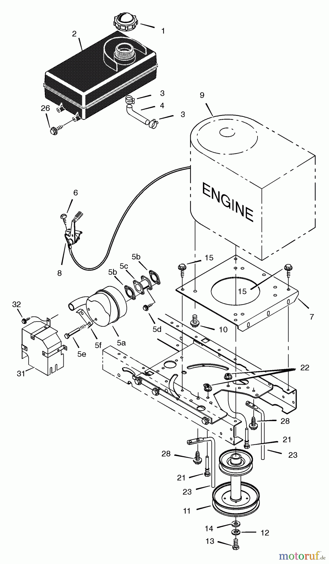  Murray Rasen- und Gartentraktoren 46581x92B - B&S/Murray 46
