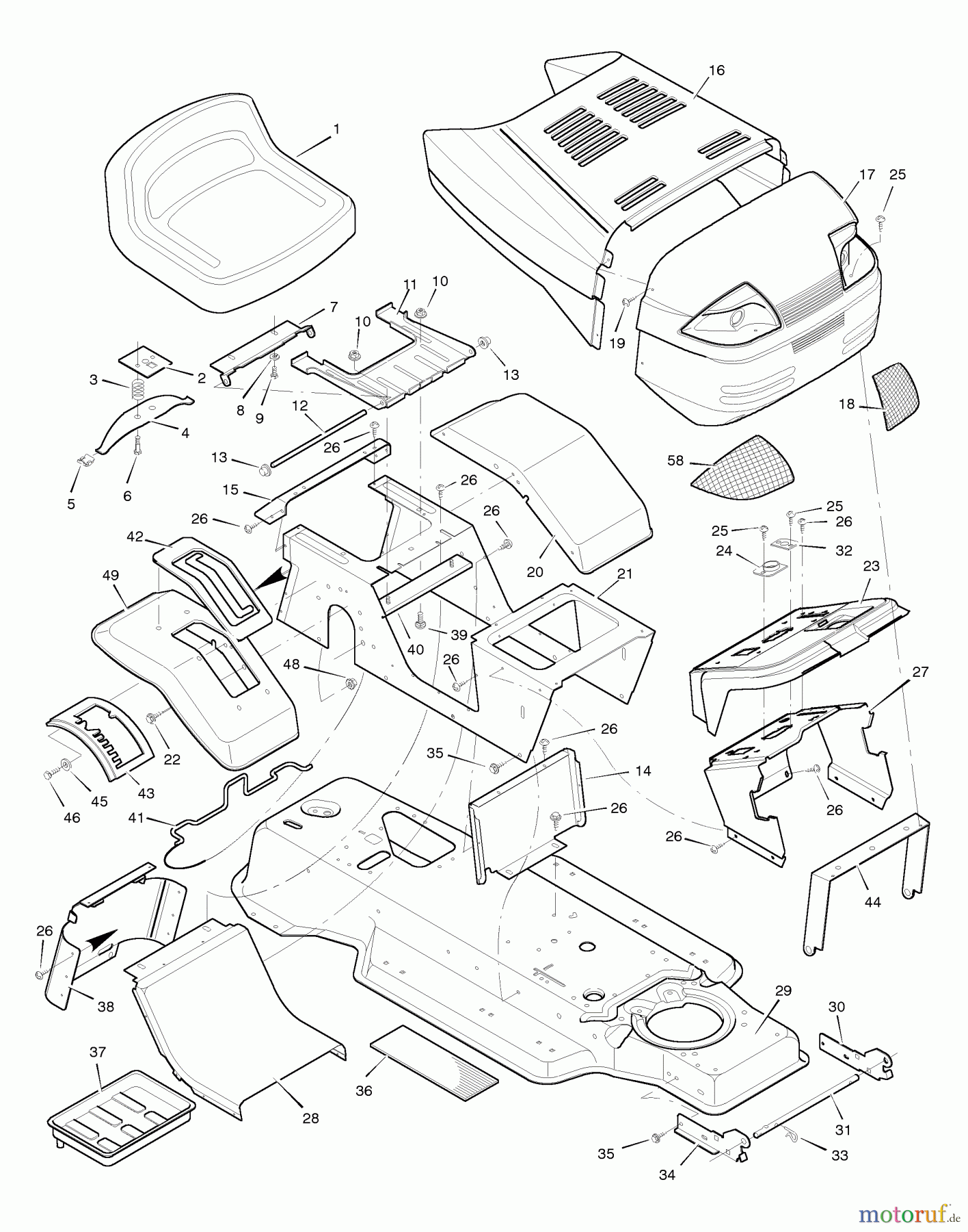  Murray Rasen- und Gartentraktoren 46804A - Murray 46