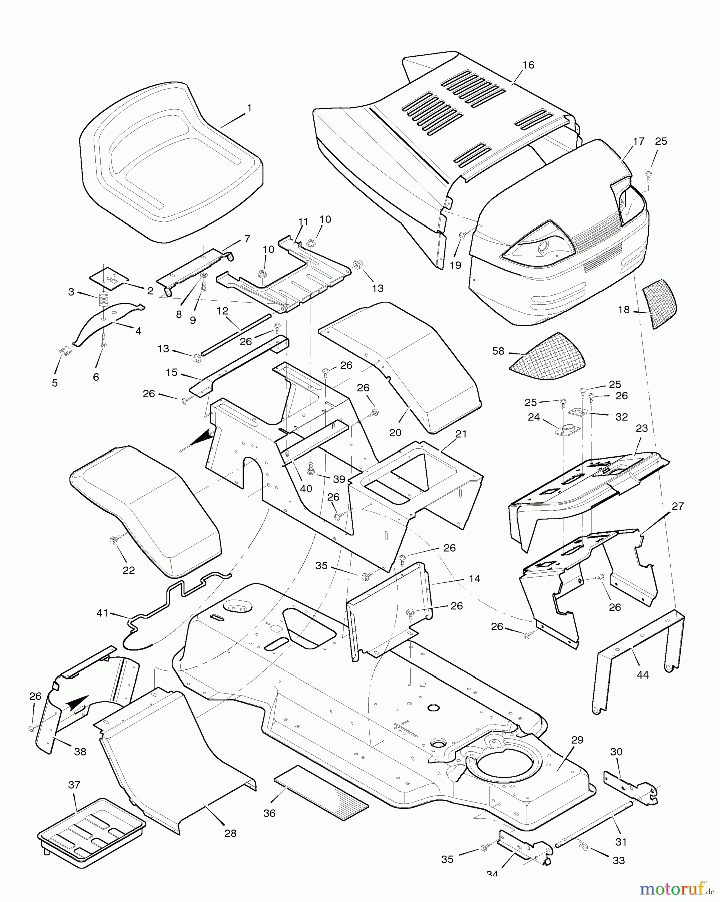 Murray Rasen- und Gartentraktoren 46904x192A - B&S/Murray 46