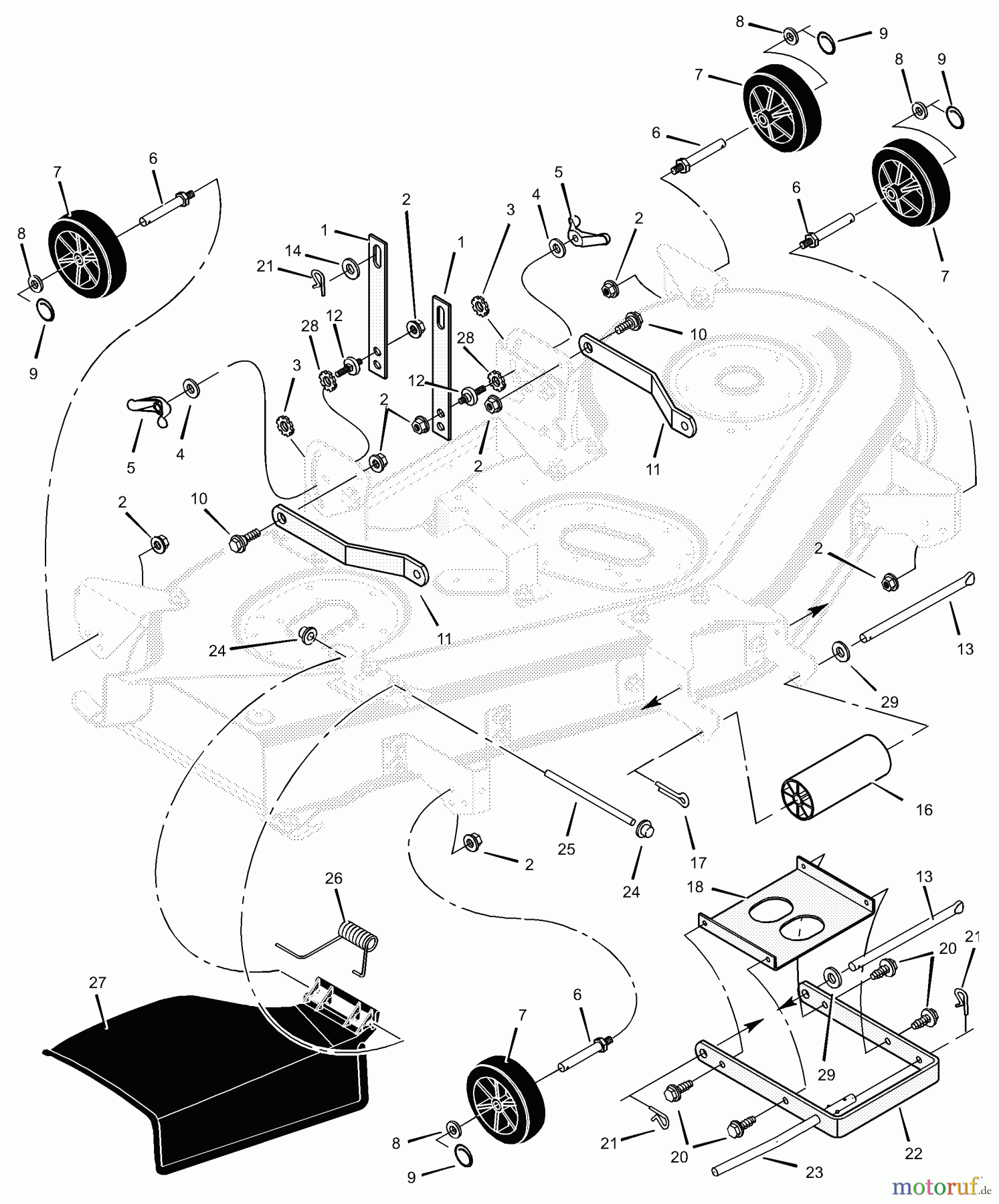  Murray Rasen- und Gartentraktoren 521613x89B - Yard King Performance 52