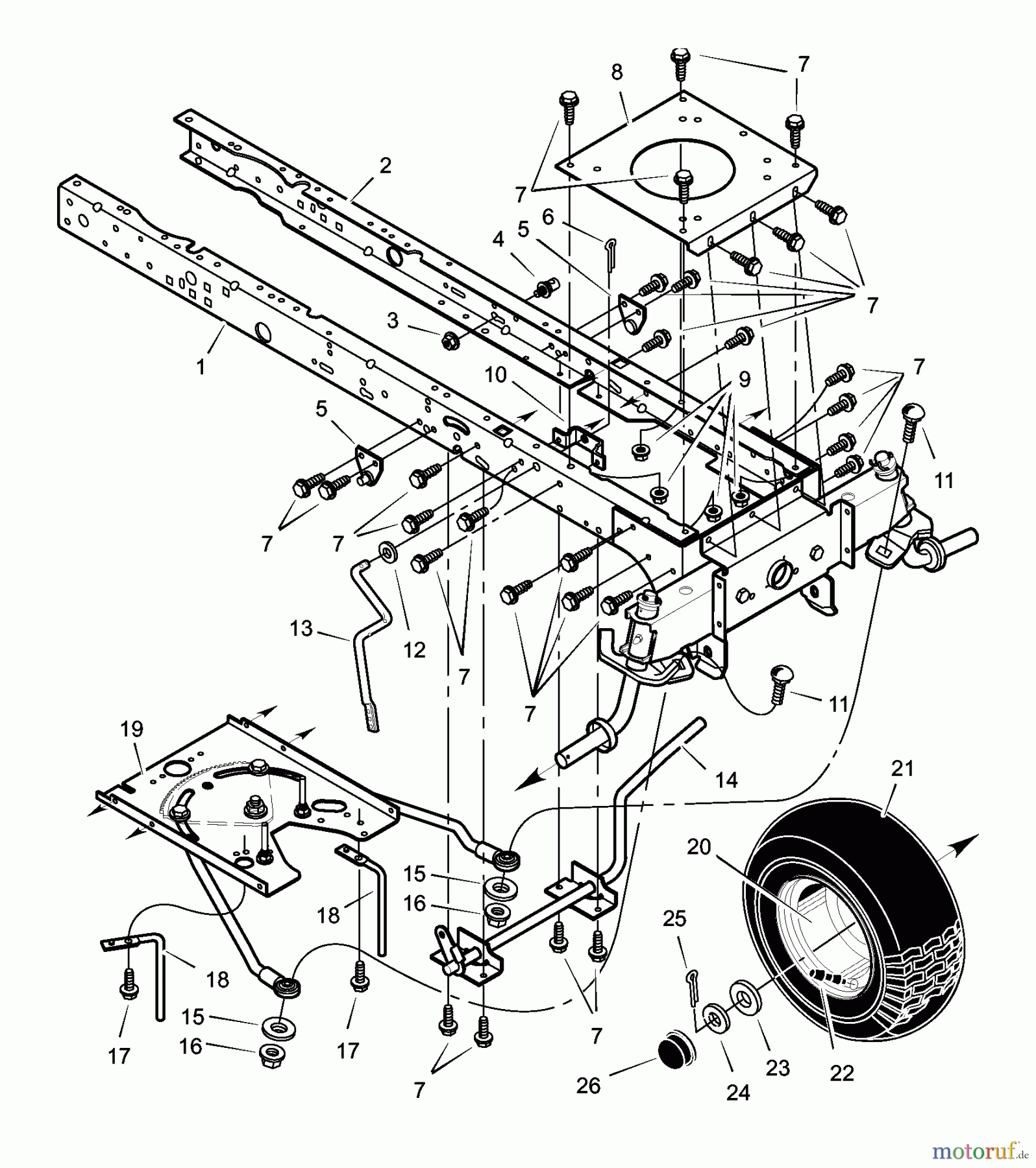Murray Rasen- und Gartentraktoren 52161x89A - Yard King Performance 52
