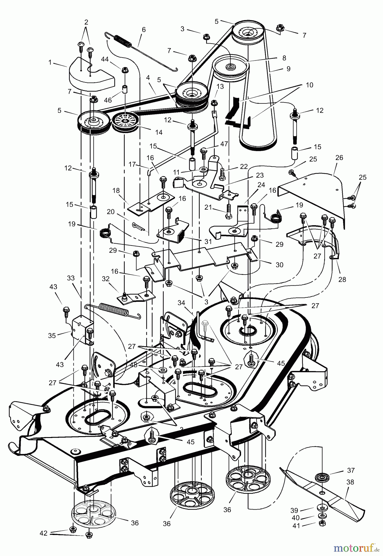  Murray Rasen- und Gartentraktoren 52161x89B - Yard King Performance 52